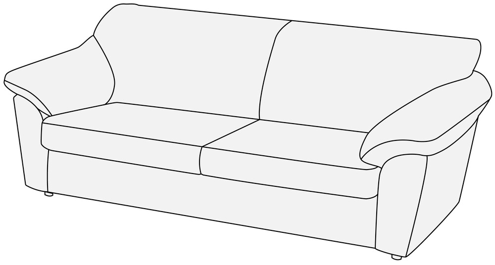 Диван 3-х местный Афина