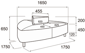 Диван 6-ти местный МП