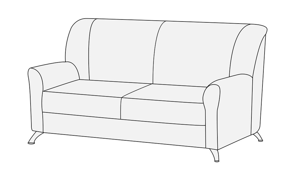 Диван 2-х местный Зевс