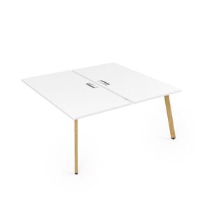 Стол системы Бенч, сдвоенный, на 2 рабочих места (конечный)