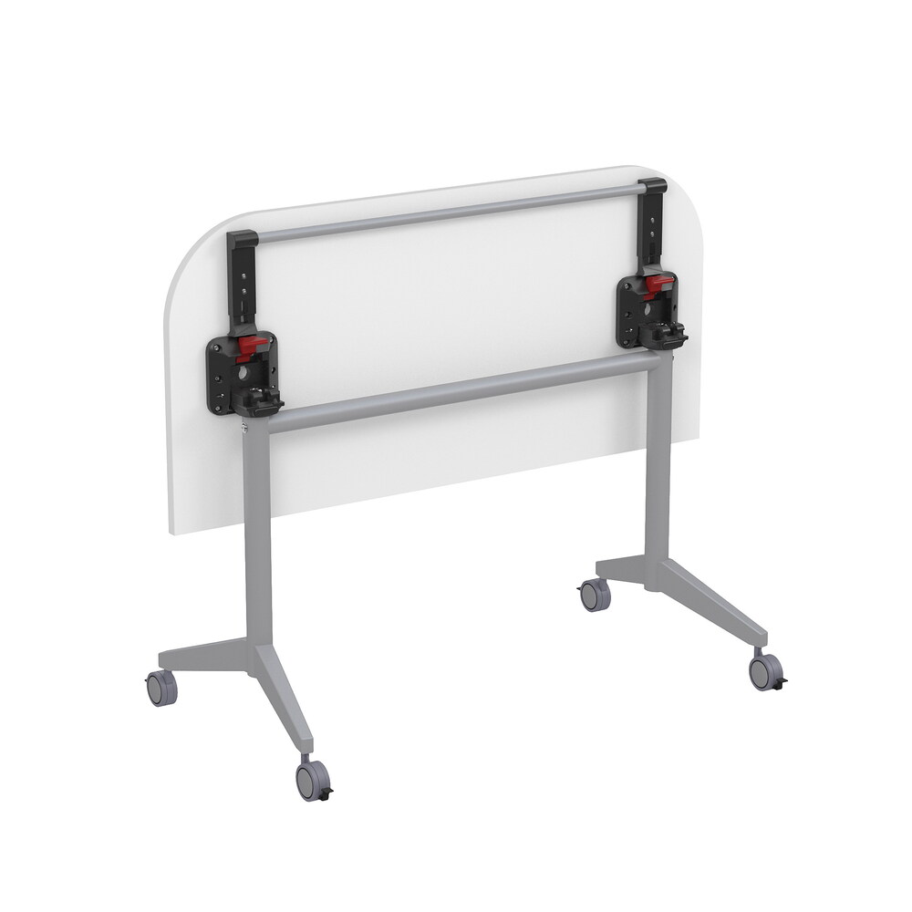 Складной радиусный стол-трансформер с фиксаторами