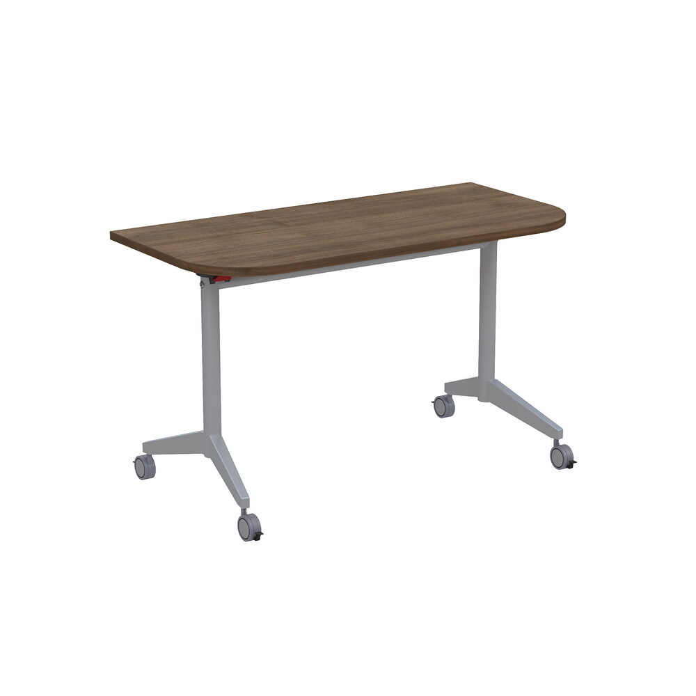 Складной радиусный стол-трансформер с фиксаторами