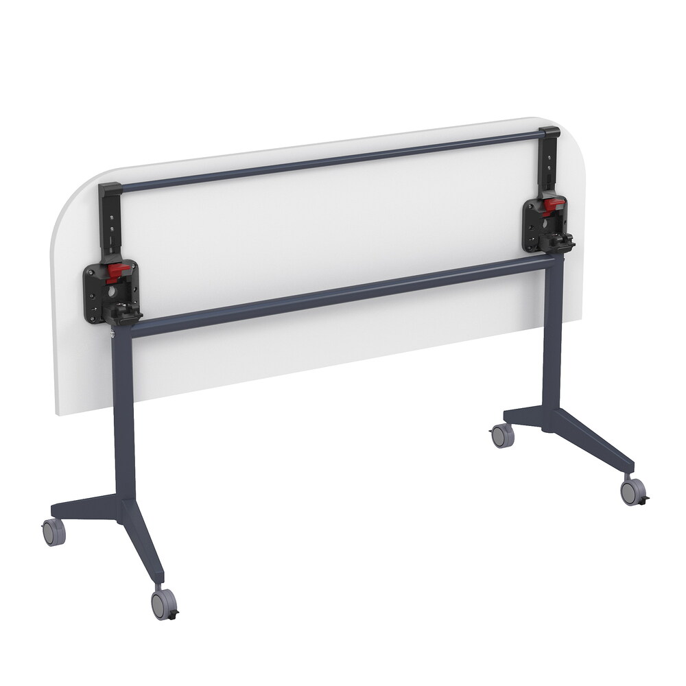 Складной радиусный стол-трансформер с фиксаторами