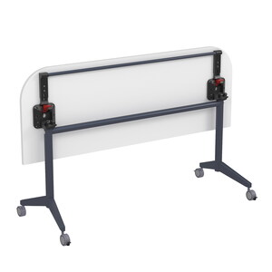 Складной радиусный стол-трансформер с фиксаторами