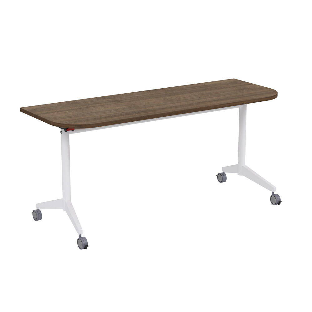 Складной радиусный стол-трансформер с фиксаторами