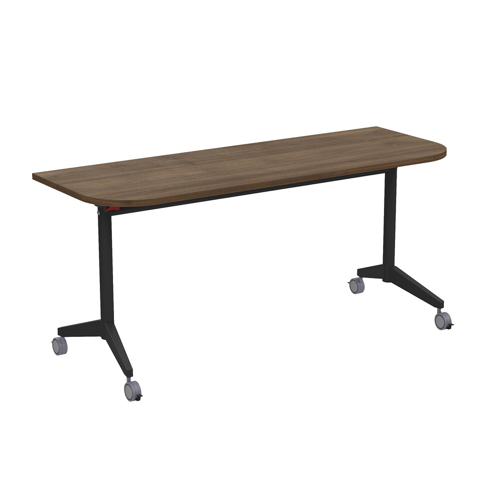 Складной радиусный стол-трансформер с фиксаторами