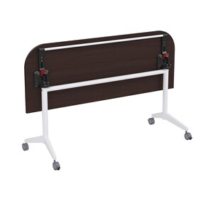 Складной радиусный стол-трансформер с фиксаторами