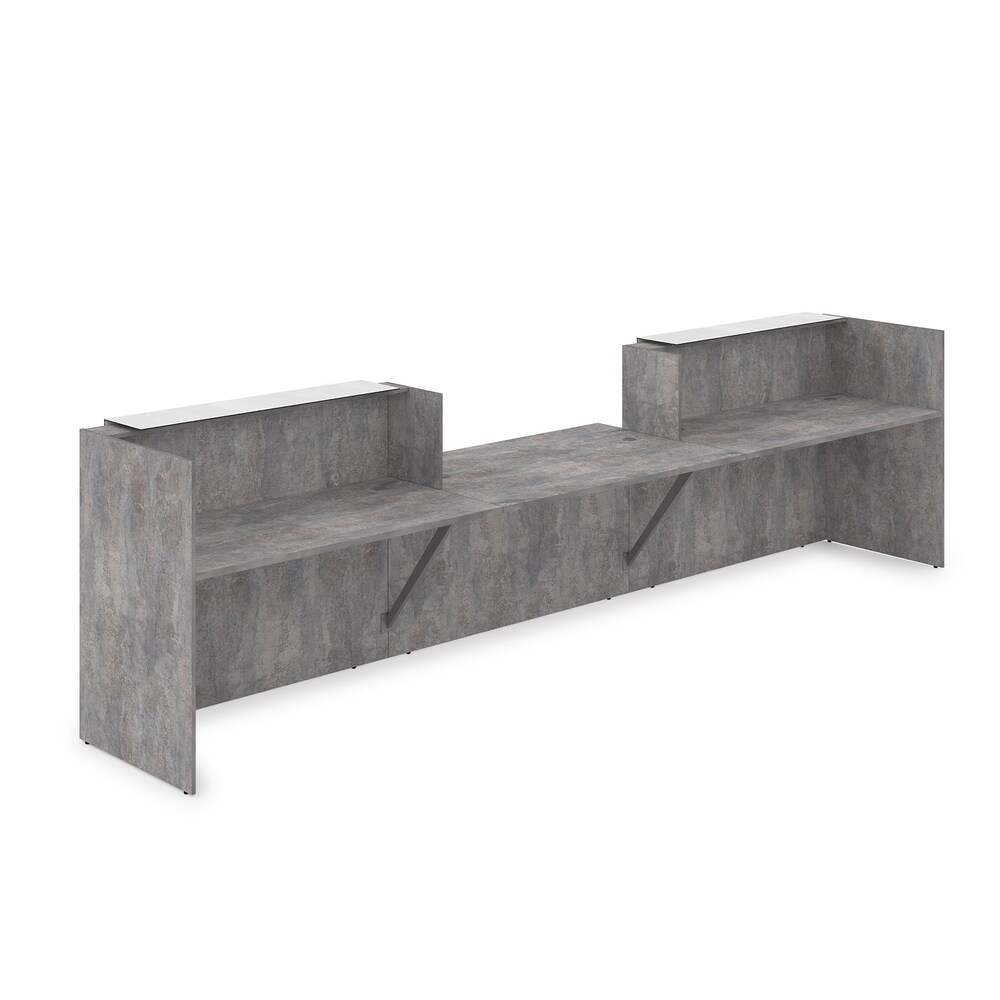 Комплект Ресепшн с фартуком HPL (без подсветки)