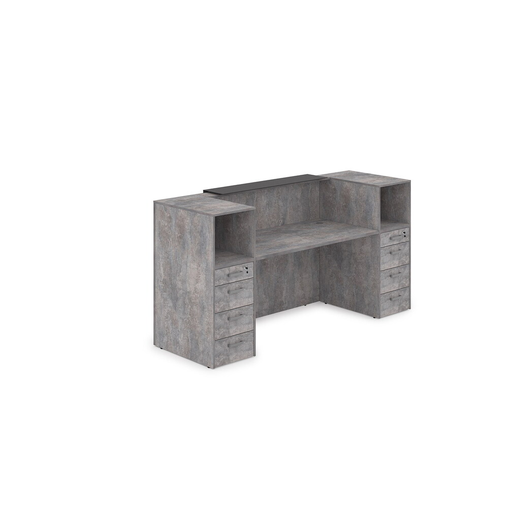 Комплект Ресепшн с фартуком HPL (без подсветки)