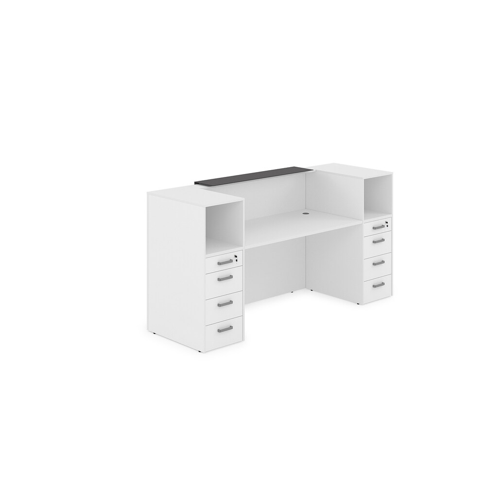 Комплект Ресепшн с фартуком HPL (без подсветки)