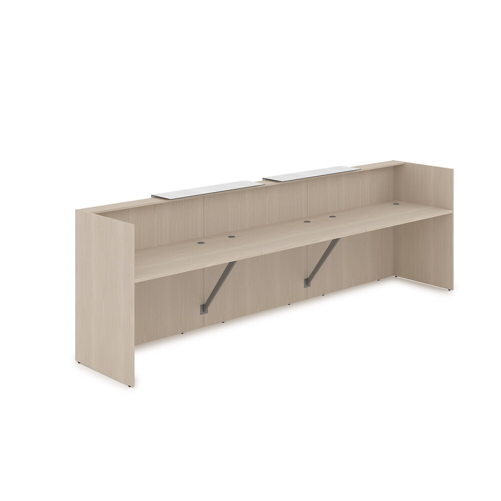 Комплект Ресепшн с фартуком HPL (с подсветкой)