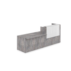 Комплект Ресепшн с фартуком HPL (с подсветкой)