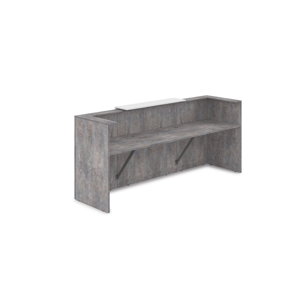 Комплект Ресепшн с фартуком ЛДСП (с подсветкой)