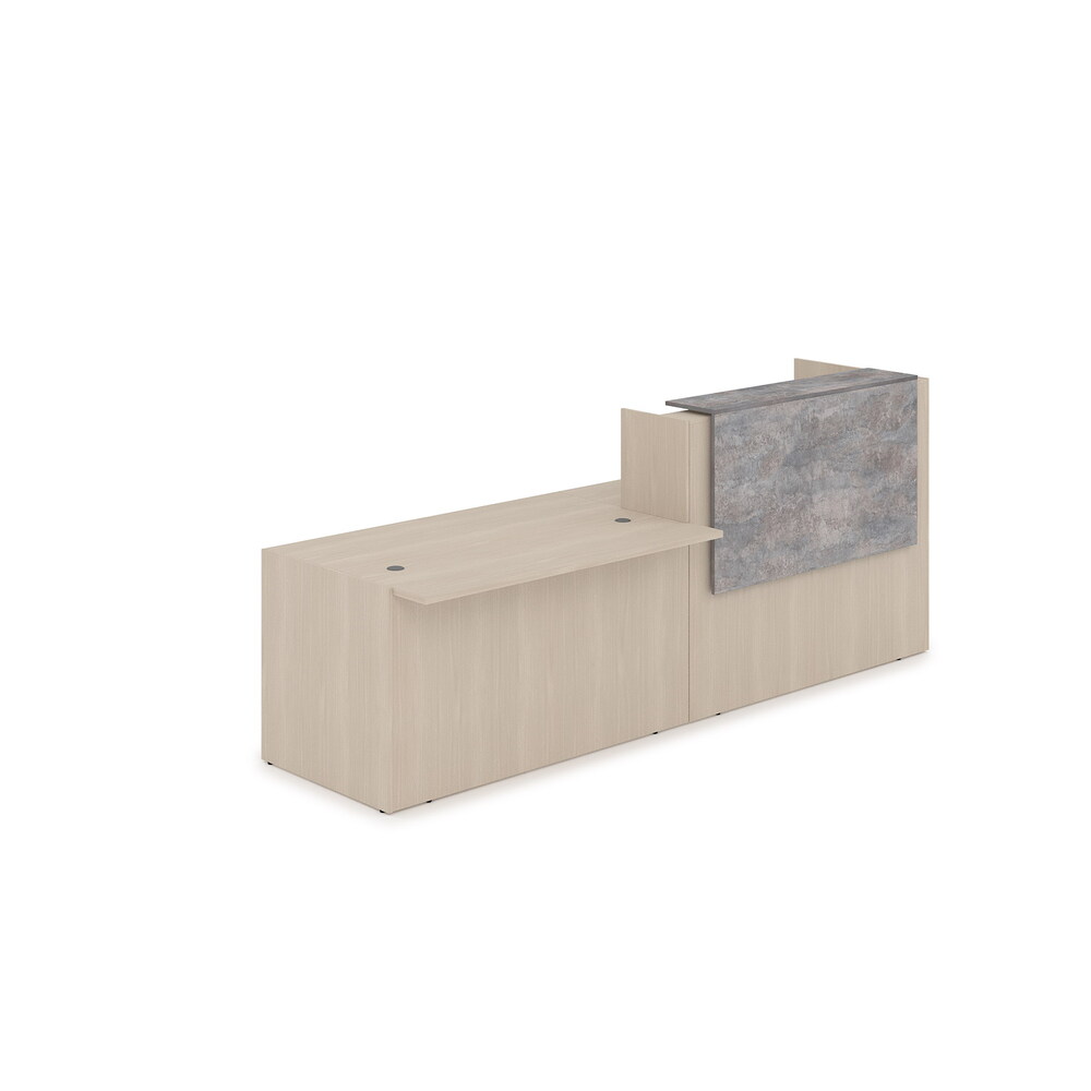 Комплект Ресепшн с фартуком ЛДСП (с подсветкой)