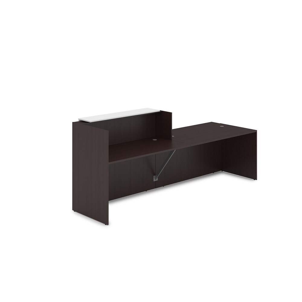 Комплект Ресепшн с фартуком ЛДСП (с подсветкой)