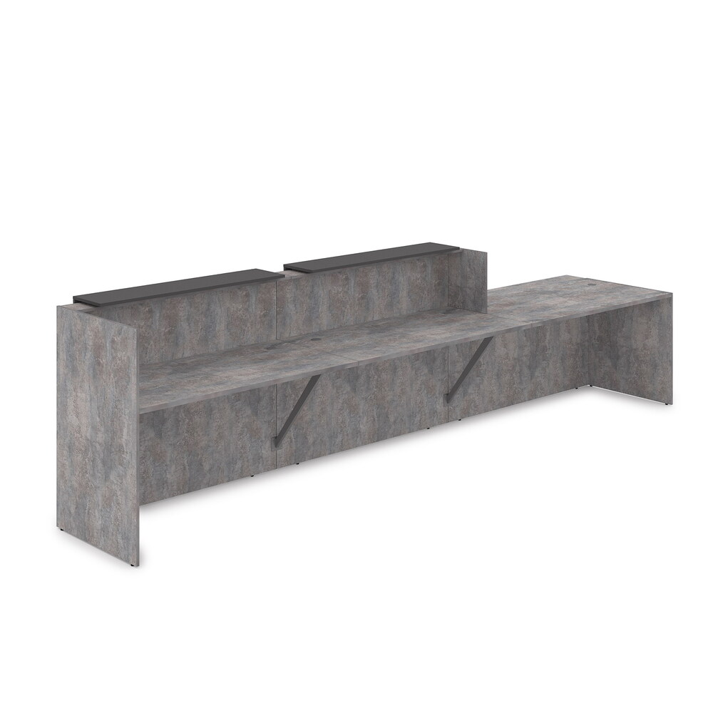 Комплект Ресепшн с фартуком ЛДСП (с подсветкой)