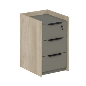 Тумба подкатная, с ящиками (метабокс), с код замком