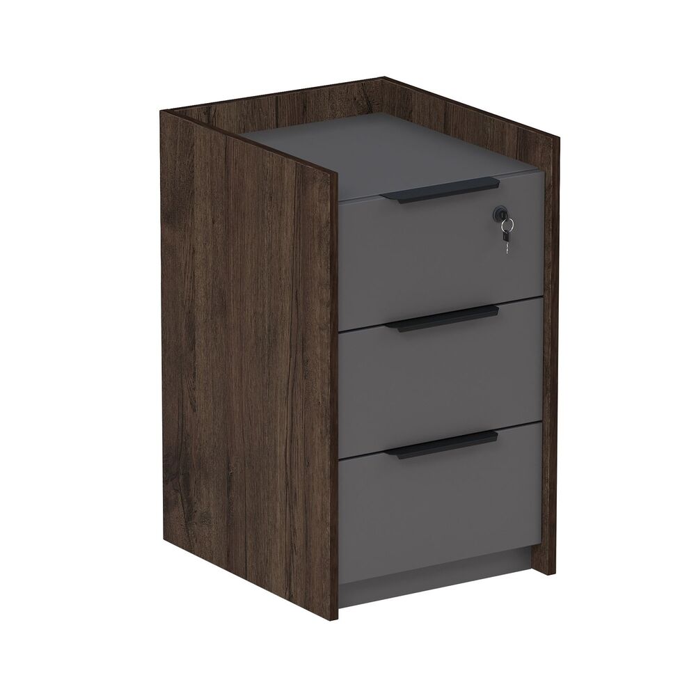 Тумба подкатная, с ящиками