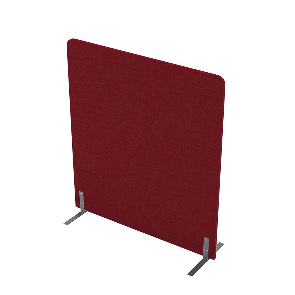 Акустическая мобильная перегородка на стационарных опорах