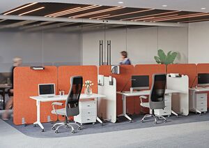 Офисные мобильные тканевые перегородки R-LINE soft