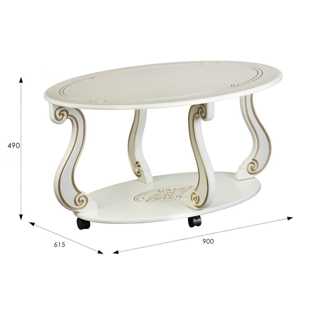 Стол журнальный на колесах