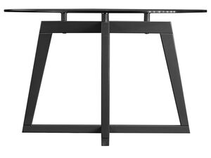 Стол журнальный стекло прозрачное (круг)