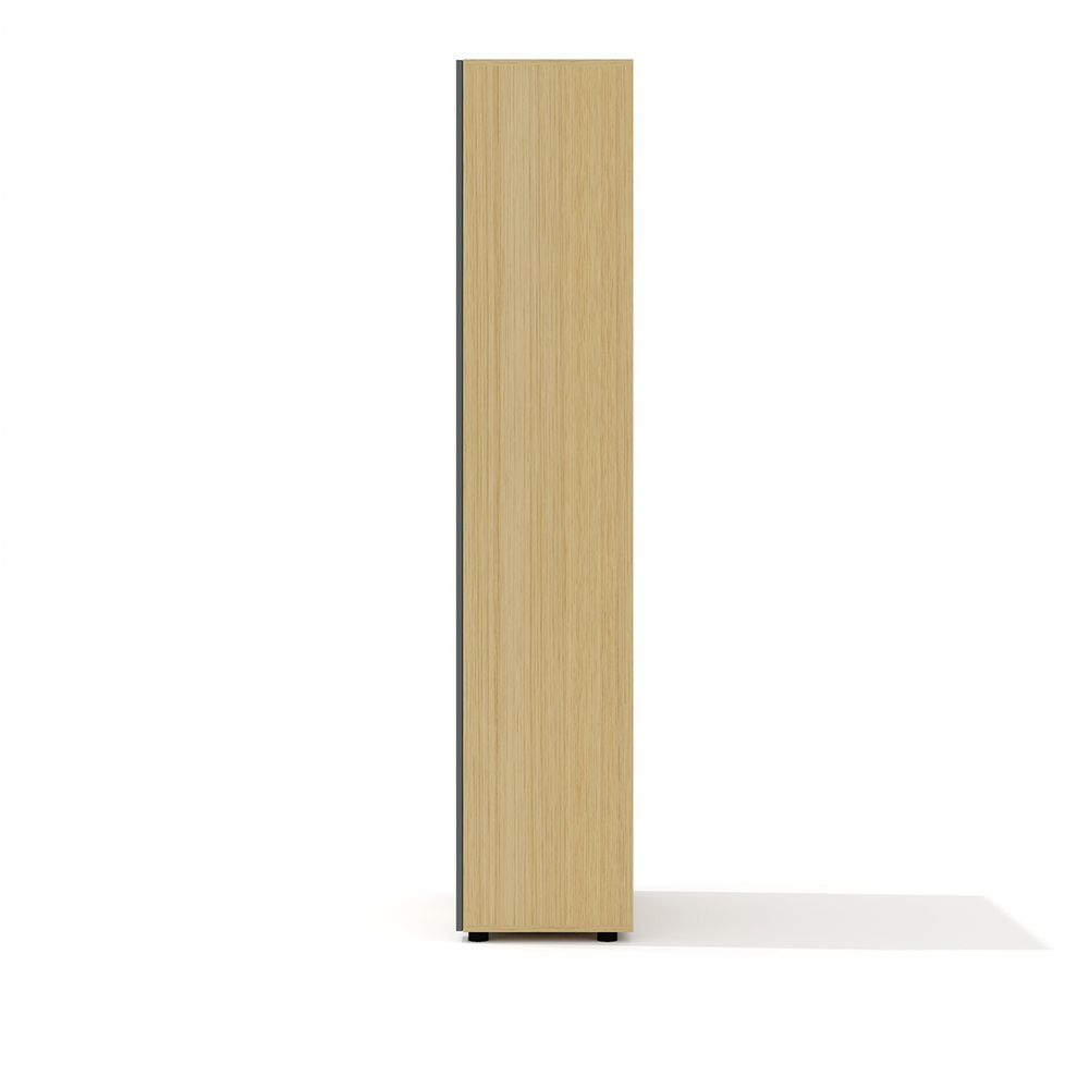 Высокий Шкаф со стеклянными дверьми  и боксом