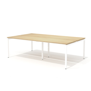 Двойная группа сдвоенного стола на металлокаркасе