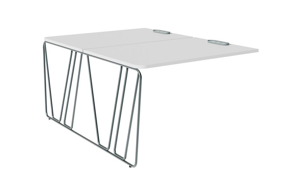 Стол с опорой на 2 места 120 с профилем