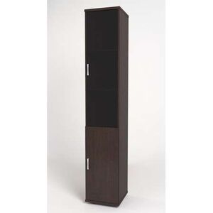 Шкаф узкий со стеклом