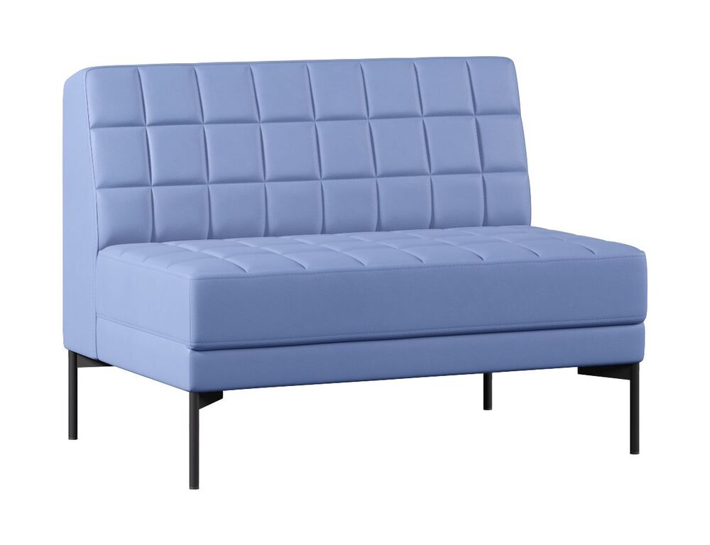 Секция без подлокотников двухместный