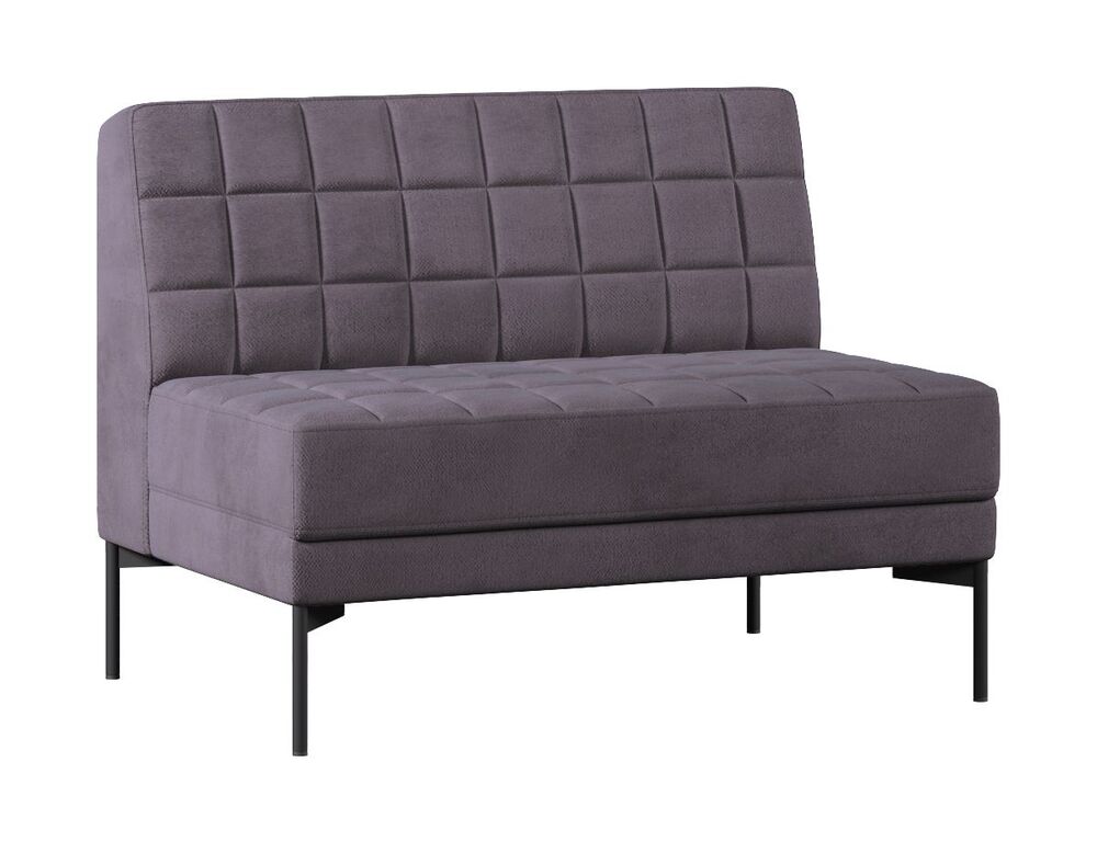 Секция без подлокотников двухместный