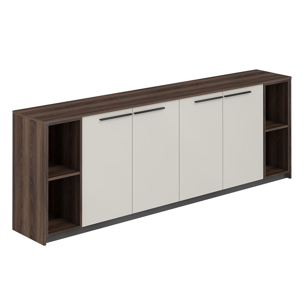 Шкаф низкий (2 шт) с 2-мя стеллажами