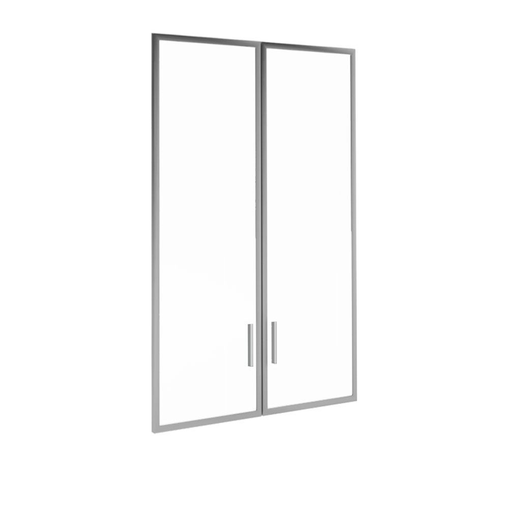 Двери стеклянные в раме