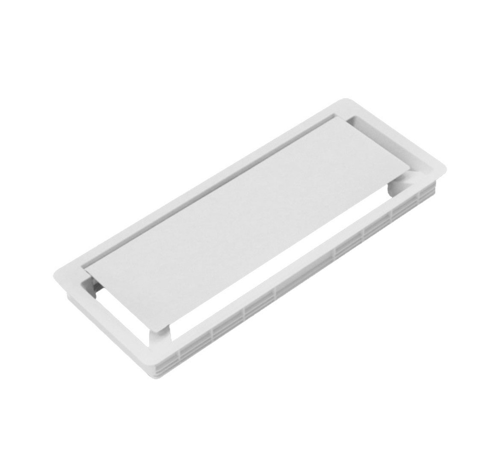 COVER LIGHT Лючок прямоугольный БЕЛЫЙ