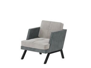 Кресло с декором из пуговиц