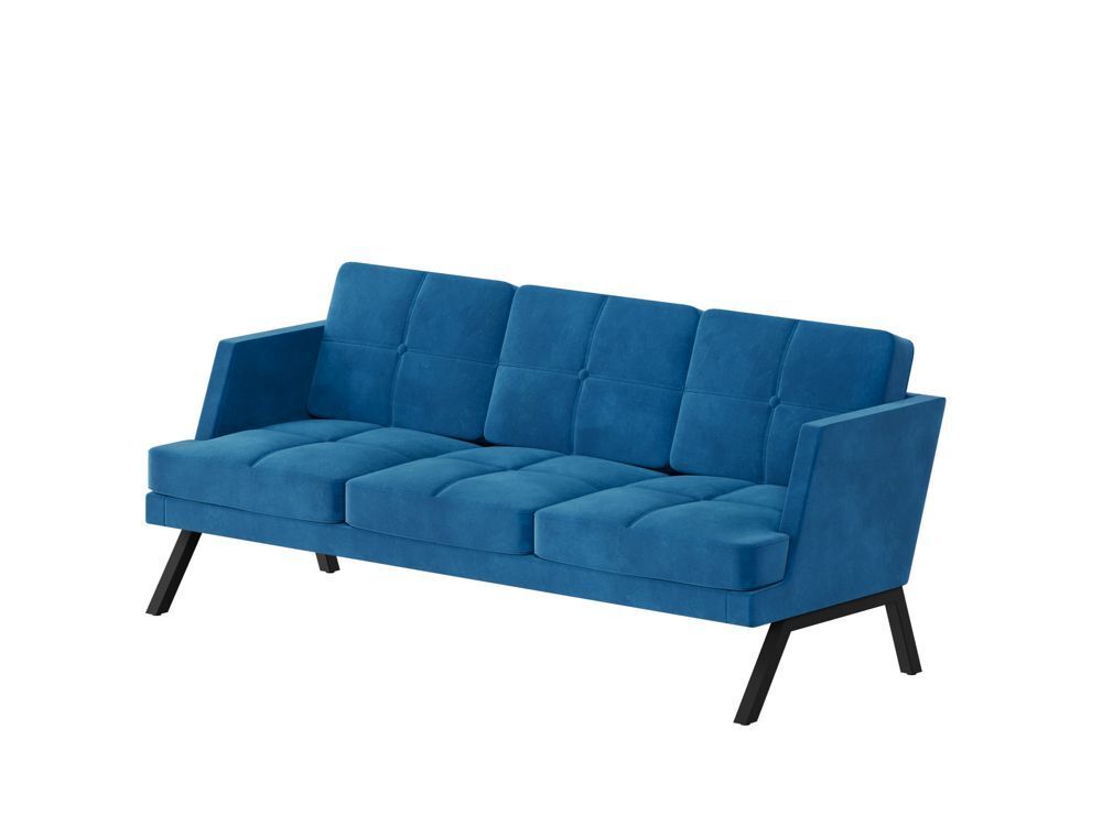 Диван трёхместный с декором из пуговиц