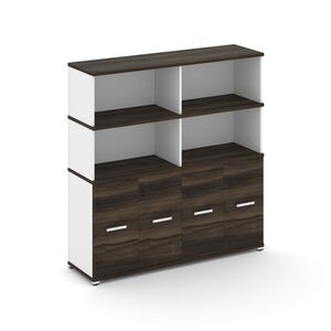 Шкаф распашной опорный/приставной с надставкой высокой