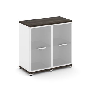 Шкаф две узкие секции, 2 ниши