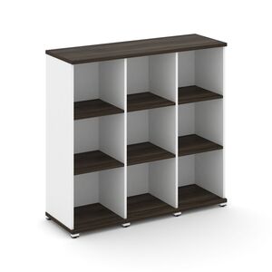 Стеллаж три узкие секции, 3 ниши