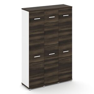 Шкаф три узкие секции, 5 ниш