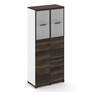 Шкаф две узкие секции, 5 ниш