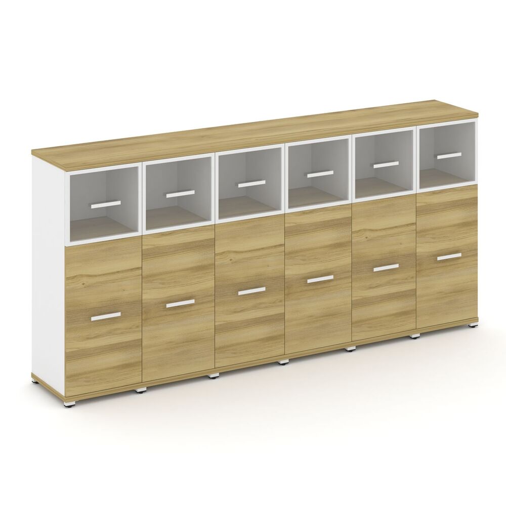 Шкаф шесть узких секций, 3 ниши