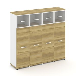 Шкаф четыре узкие секции, 4 ниши