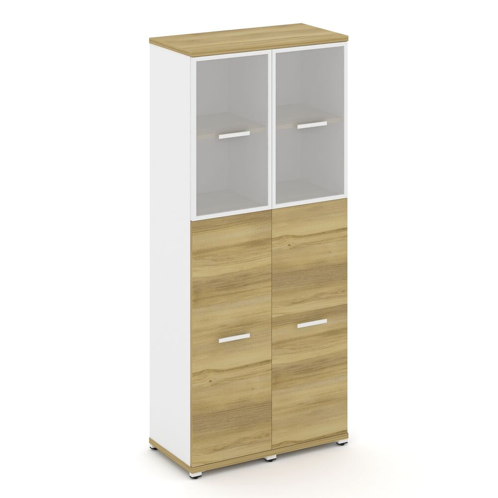 Шкаф две узкие секции, 5 ниш