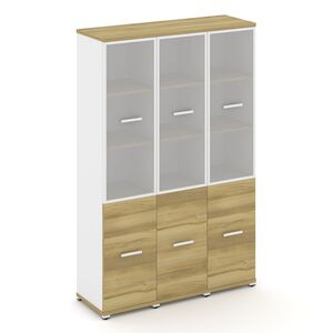 Шкаф три узкие секции, 5 ниш