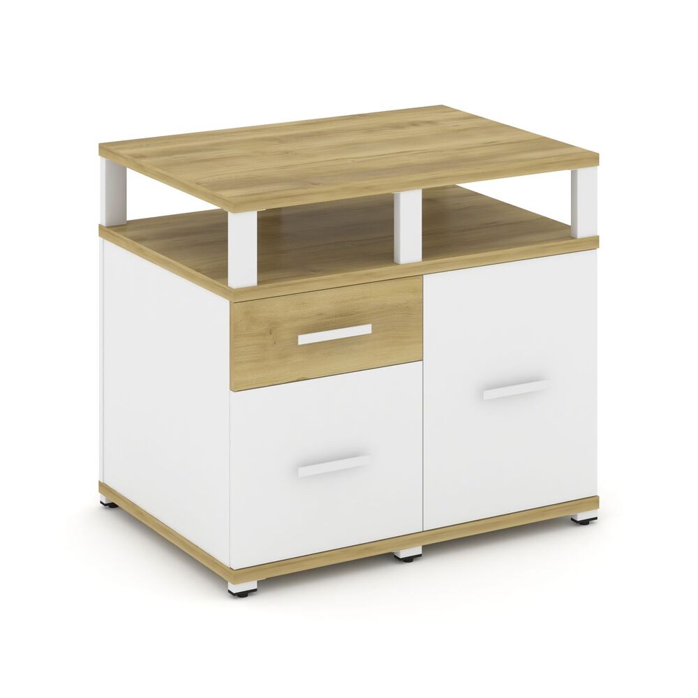 Тумба приставная сервисная с надставкой широкой