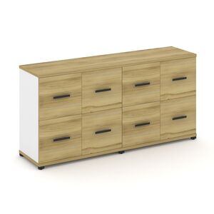 Шкаф две широкие секции, 2 ниши