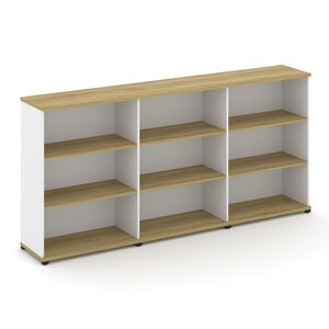 Стеллаж три широкие секции, 3 ниши