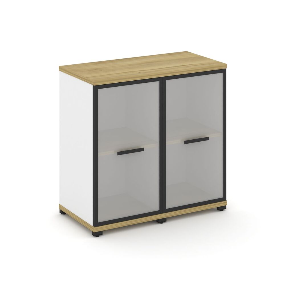 Шкаф две узкие секции, 2 ниши